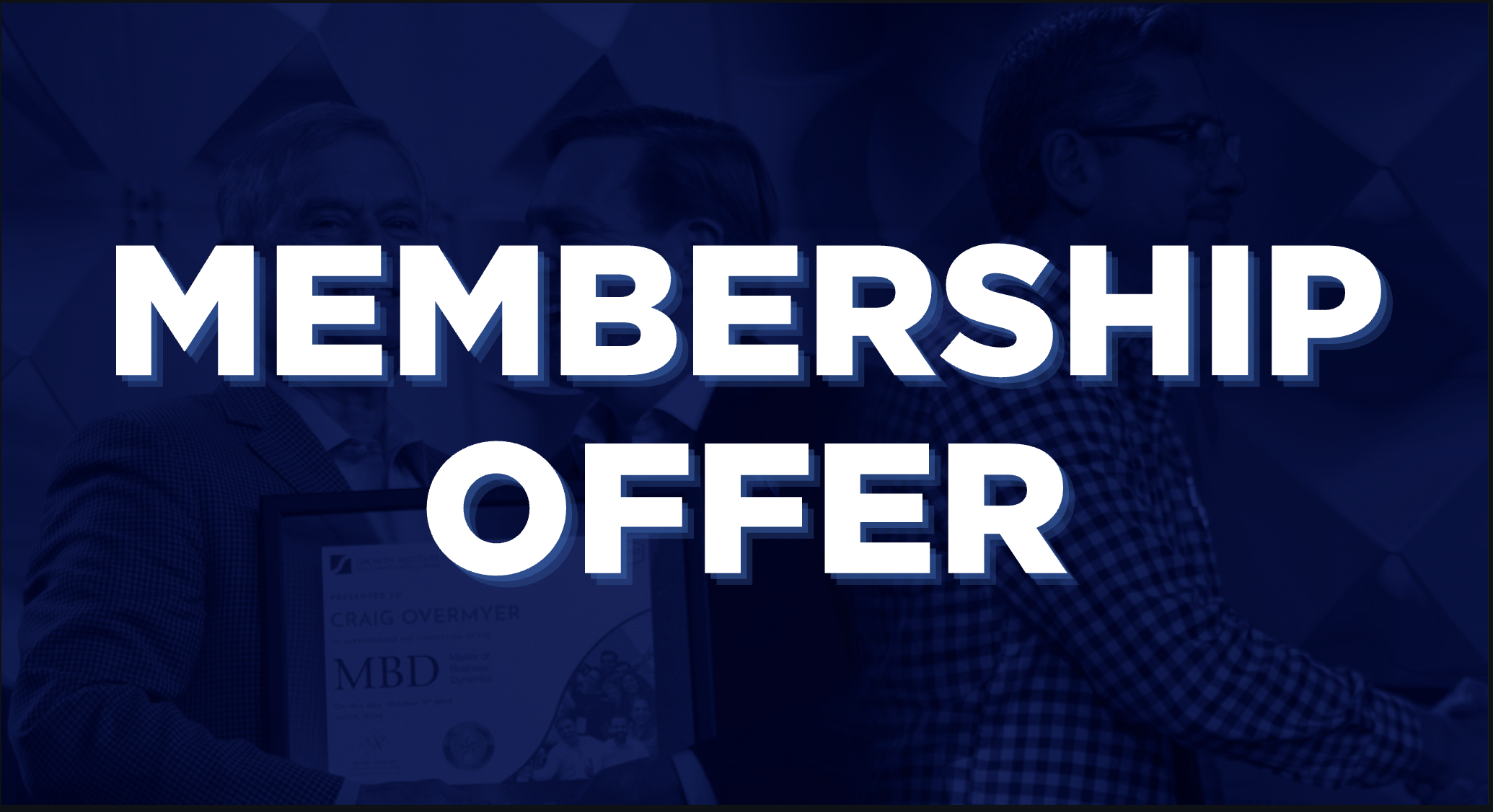 Growth Institute Membership Offer
